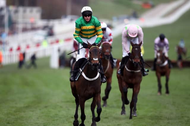 Epatnte won last month's Champion Hurdle for trainer Nicky Henderson and jockey Barry Geraghty.