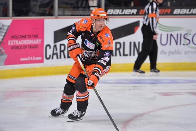 BRIGHT FUTURE: Cole Shudra was a regular for Sheffield Steelers but sometimes found his ice time limited. Picture: Dean Woolley.