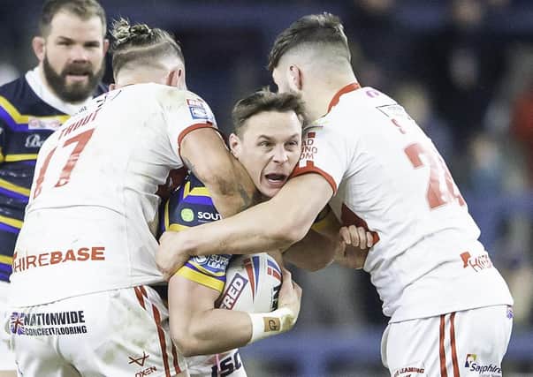 FRUSTRATING: Leeds Rhinos’ James Donaldson admits the current situation is far from ideal but is able to catch up on his studies.Picture by Allan McKenzie/SWpix.com