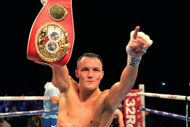 King of the ring: Josh Warrington (Picture: Richard Sellers/PA)