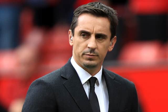 Gary Neville: Critical. Picture: PA