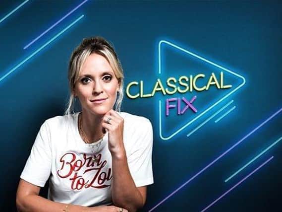 Clemmie Burton-Hill who presents the podcast Classical Fix.