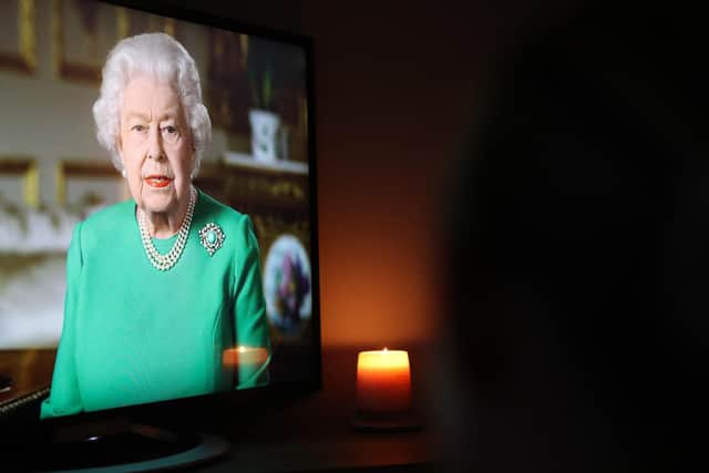 The Queen praised the NHS in her televised address on Sunday night.