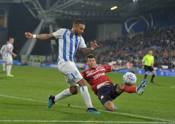 Free agents: Huddersfield’s Danny Simpson and Middlesbrough’s Marvin Johnson are both out of contract. (Picture: Tony Johnson)