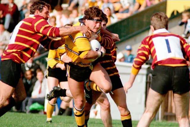 Kevin Ward, in action for Castleford. Picture courtesy of Castleford Tigers Heritage Project.