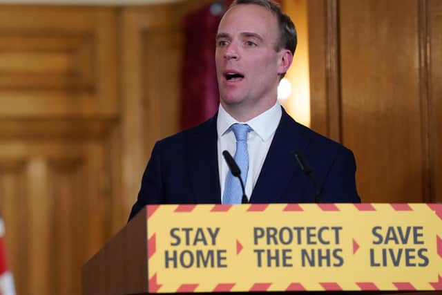 Foreign Secretary Dominic Raab remains in charge of the country after Boris Johnson was hospitalised with Covid-19.