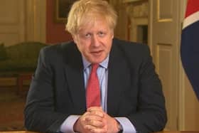 Prime Minister Boris Johnson has been moved into intensive care. Pictured addressing the nation.