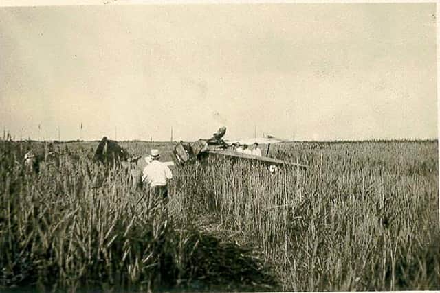Rare photos of the De Havilland DH 84 Dragon aircraft 'Seafarer', piloted by Amy and Jim Mollison after it  crashed at Bridgeport, Stratford, Connecticut, USA, on 23 July, 1933. Picture: East Riding Museums