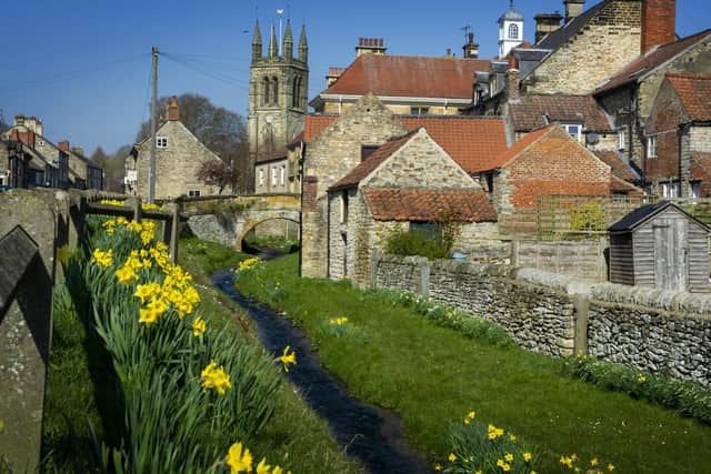 The village of Helmsley in Ryedale, North Yorkshire.
