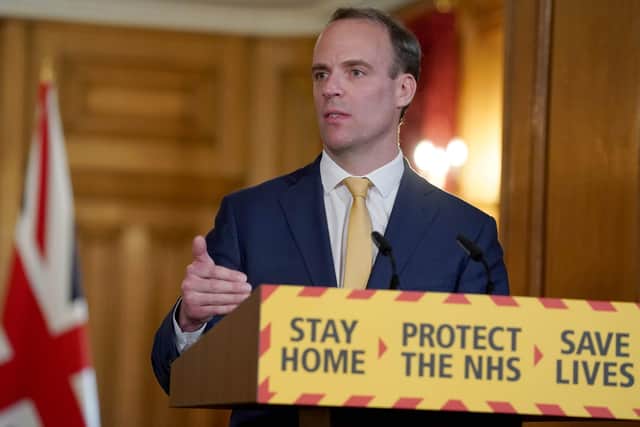 Foreign Secretary Dominic Raab is effectively leading the country while Boris Johnson continues to be treated in hospital for Covid-19.