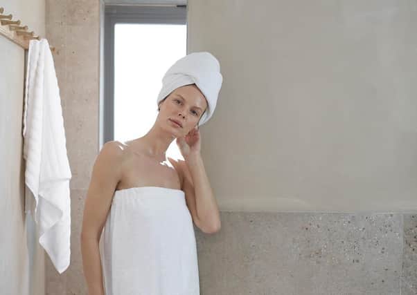 Spa Hair Wrap Towel, £18, online at The White Company.