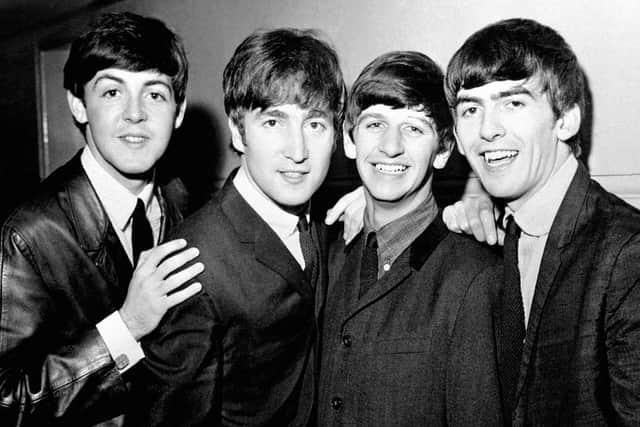 The Fab Four pictured in 1963. (Credit: PA).