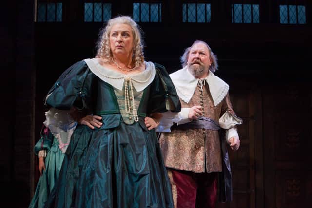Caroline Quentin and Mark Addy in 'The Hypocrite' by Richard Bean at Hull Truck Theatre