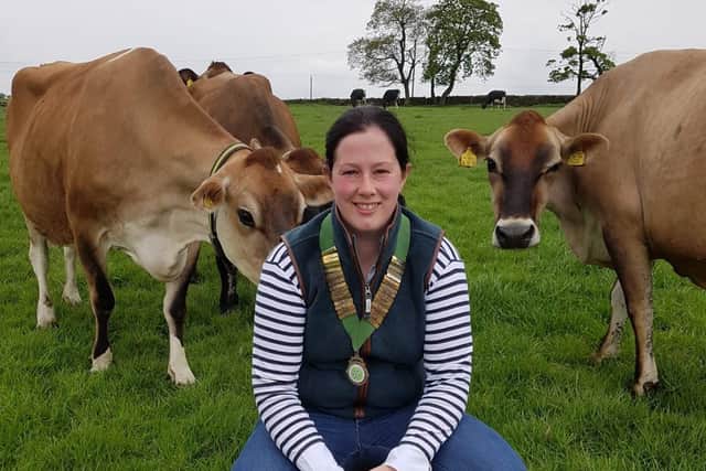 Georgina Fort, the chairwomanof the Yorkshire Federation of Young Farmers Clubs. Photo credit: other