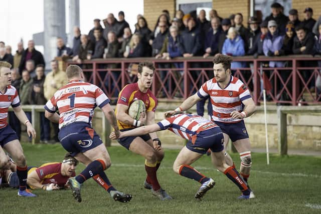 HOT STREAK: Action from Sandal RUFC v Morpeth in March this year. Picture by Allan McKenzie/YWNG