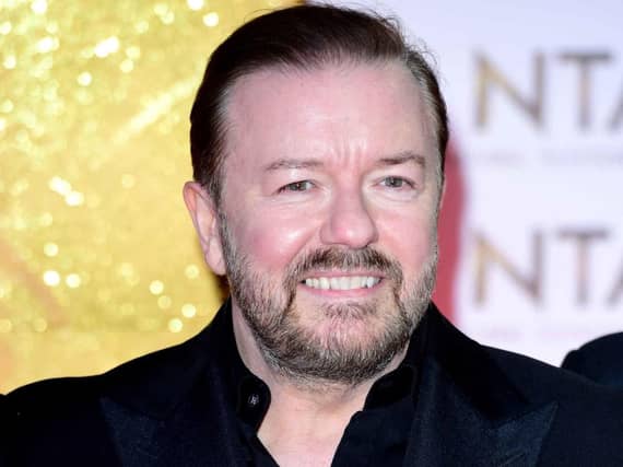 Comedian Ricky Gervais. Photo: Ian West/PA