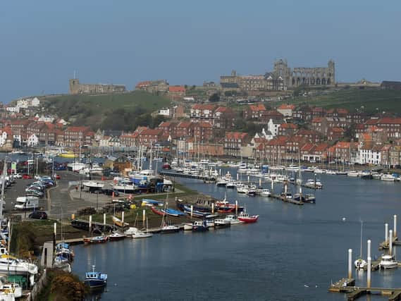 Whitby would often be packed on a bank holiday weekend, but people are being urged to stay at home.