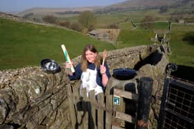 Elizabeth Fawcett is running cookery classes online, from Hawes. Picture by Simon Hulme