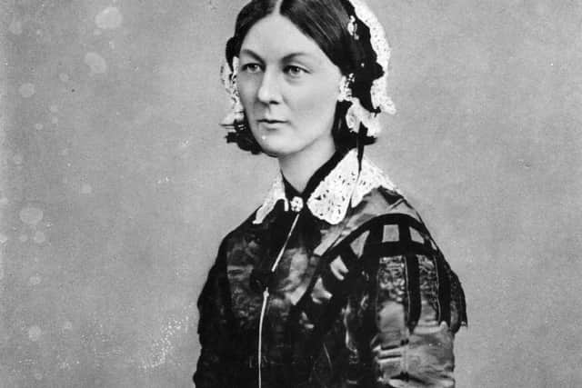 Caption: English nursing pioneer, healthcare reformer and Crimean War heroine, Florence Nightingale (1820 - 1910). (Photo by London Stereoscopic Company/Getty Images)