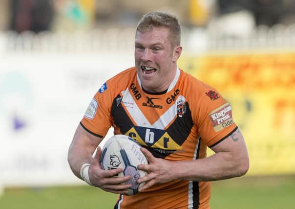 LOOKING UP: Doncaster RLFC's former Castleford Tigers packman Ryan Boyle