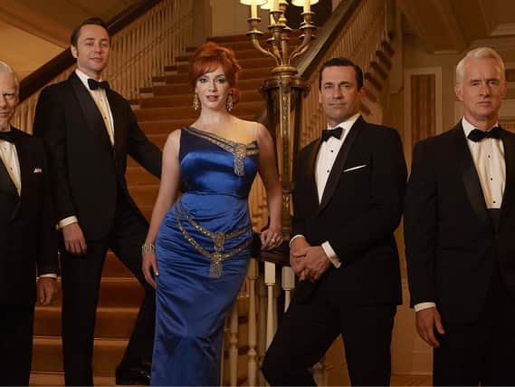 The cast of the critically acclaimed Mad Men. Picture: PA