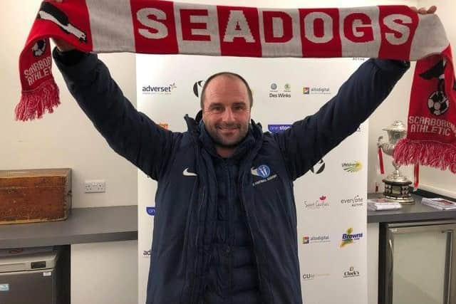 Darren Kelly is currently in charge of Scarborough Athletic.