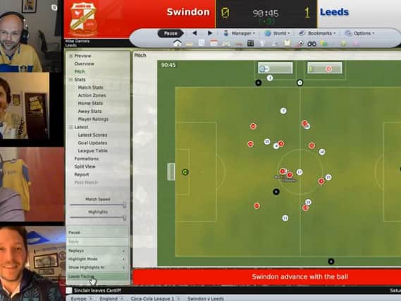 Dan Moylan, Daniel Chapman and Michael Normanton, of The Square Ball fanzine and podcast, are joined by Jon Richardson as they play Football Manager for 24 hours to raise money for charity.