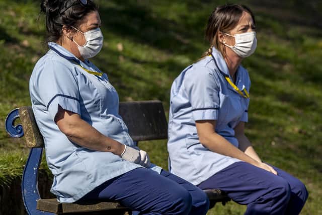 The supply of PPE eqwuipment and clothing for NHS and care workers remains a continuing source of concern.  Picture: Peter Byrne/PA Wire