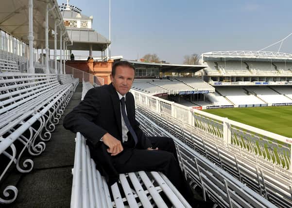Flashback: Andy Flower on being named as the new England team director at Lord's. Picture: Anthony Devlin/PA