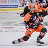 HIGH AIMS: Robert Dowd believes Sheffield Steelers were a match for Elite League rivals Cardiff Devils and Belfast Giants during the 2019-20 campaign. Picture: Dean Woolley.