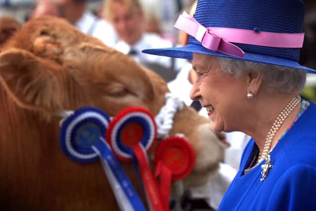 In happier times, The Queen at the Great Yorkshire Show. Photo: Simon Hulme.