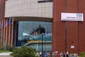 The Nightingale Hospital is being built at Harrogate Convention Centre. Pic: James Hardisty