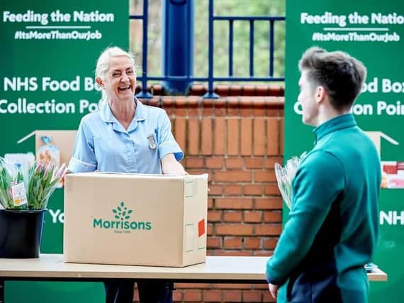 Morrisons has launched a click and collect food box service to give NHS staff easy access to essential groceries