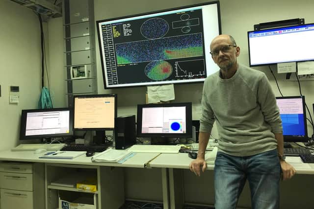 ProfessorLee Thompson, from the University of Sheffields department of physics and astronomy, said the researchbrings together particle physics and cosmology. Photo credit: other