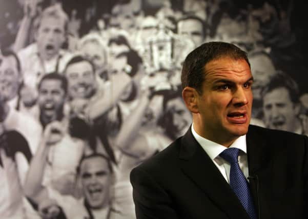 Stepping in: New England manager Martin Johnson.