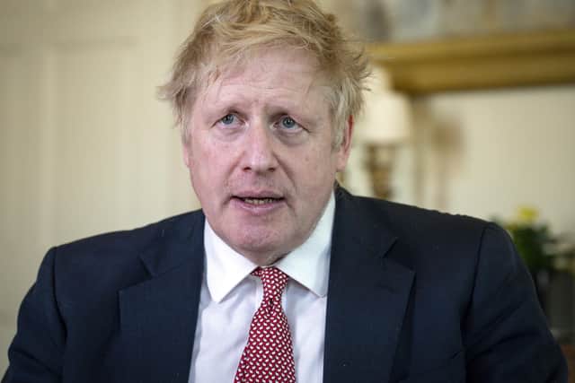This was Boris Johnson during his Easter Day message form Chequers after being released from hospital.