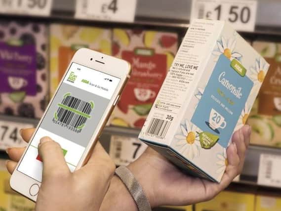 Asda said Scan & Go Mobile should offer peace of mind in these uncertain times