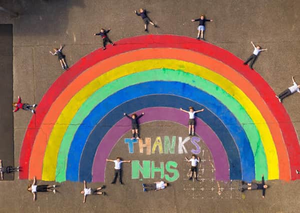 Rainbow tributes have come to encapsulate the country's response to the Covid-19 pandemic.