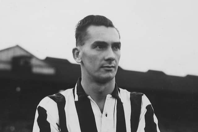 Newcastle's Jackie Milburn: Played for Huddersfield. Picture: Allsport