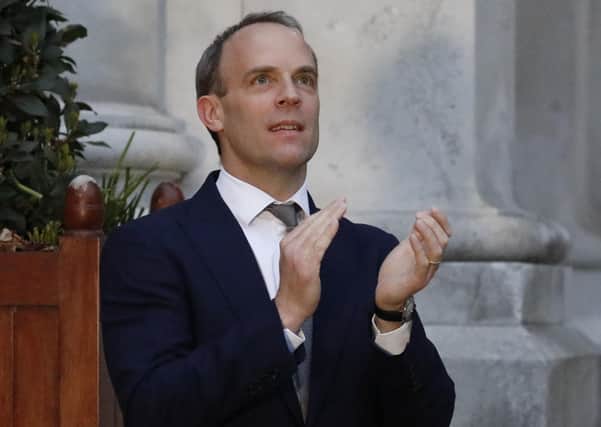 Foreign Secretary Dominic Raab is running the country while Boris Johnson recuperates from Covid-19.
