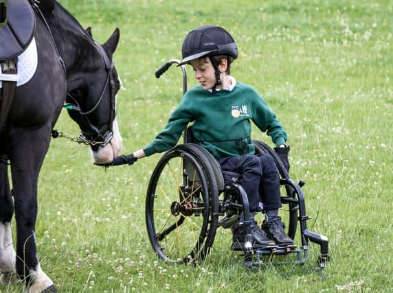 Horse riding can help with mobility and core strength which can help people with physical impairment stay strong.