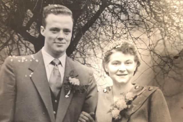 Clifford Healey on his wedding day to late-wife Sheila. Pictures courtesy of the Healey family.
