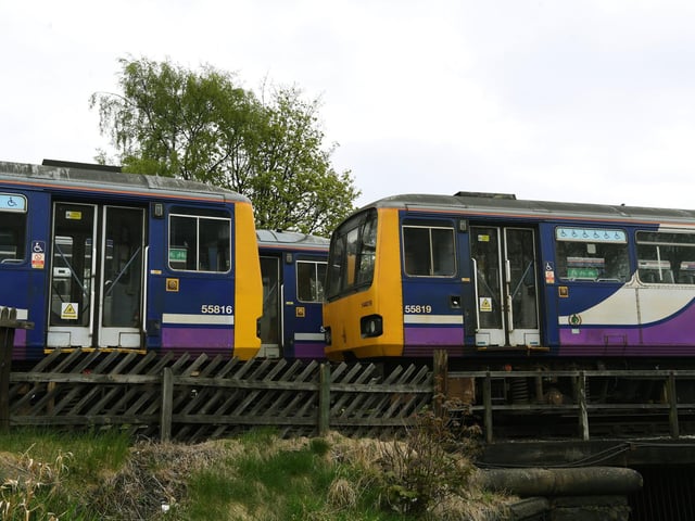 All 23 of the Class 144 Pacers are in storage on the heritage line