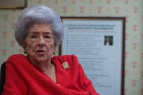 Baroness Betty Boothroyd OM during an interview with The Yorkshire Post in 2017 to mark the 25th anniversary of her election as Speaker.