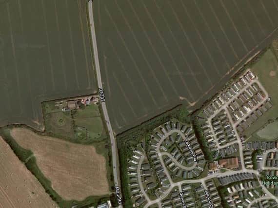 The new touring and camping site is to the west of the B1242. Picture: Google Maps