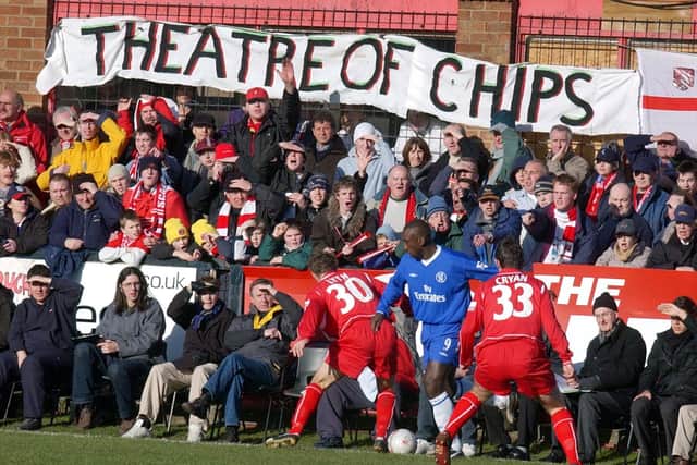 Scarborough take on Chelsea in the FA Cup. Picture: Andrew Higgins.