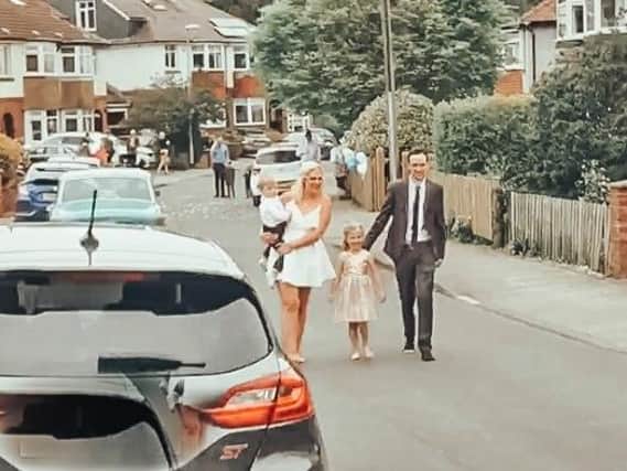 Phil Richmond and Allie Lawton got 'married' on their street in Wetherby