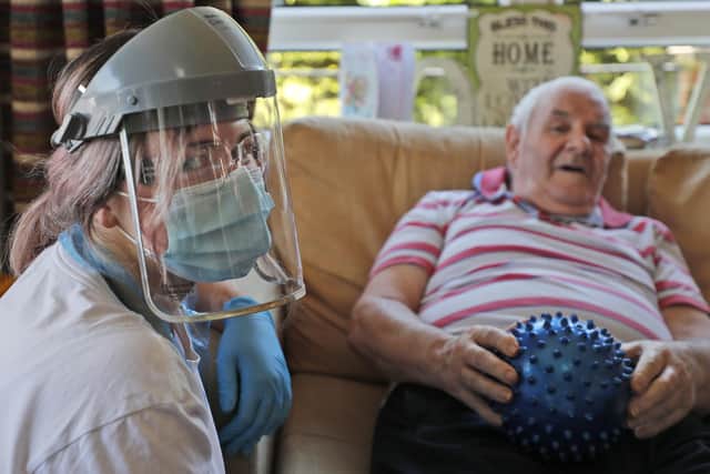 Supplies of PPE to care homes remains a recurring issue.
