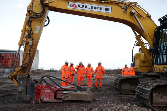 The Prime Minister met apprentices involved in the construction of HS2 before the coronavirus crisis broke out.