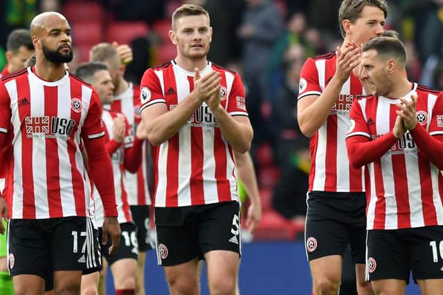 DEFERRAL: Sheffield United players have agreed to hold back a portion of their wages during the coronavirus pandemic